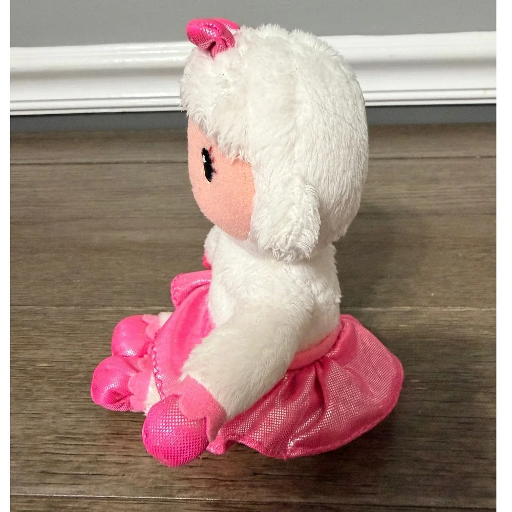 Ty Disney Doc McStuffins Lambie Plush Beanie Baby Pink Tutu Stuffed Animal